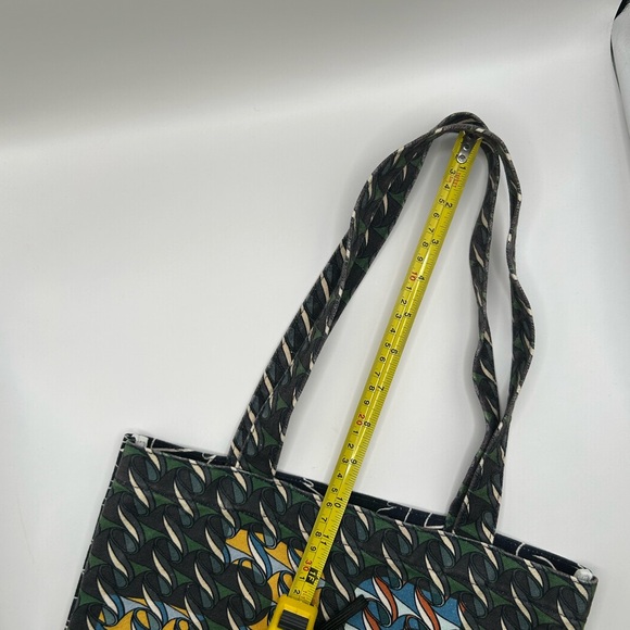 Tory Burch Swan Print Canvas Tote - Picture 10 of 10